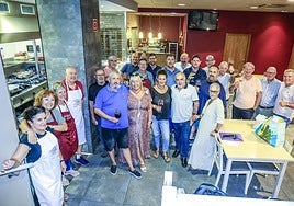 Así fue la cena en Errementeri