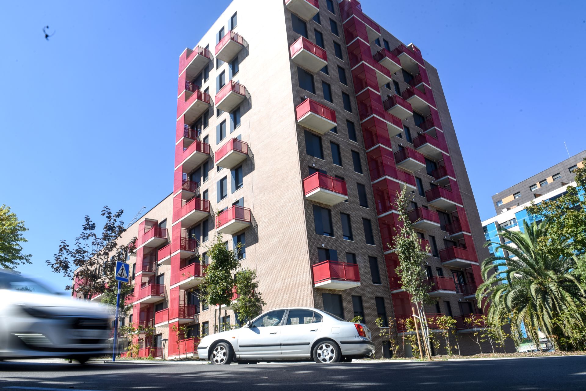 Uno de los edificios de Serralta, que está ya prácticamente terminado.