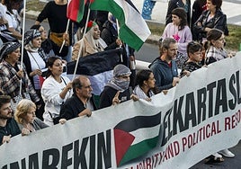 Sindicatos vascos convocan un paro parcial el 15 de octubre por Palestina