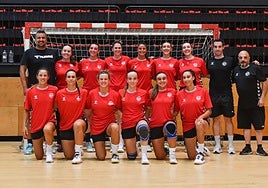 La plantilla del Zuazo al inicio de la pretemporada.