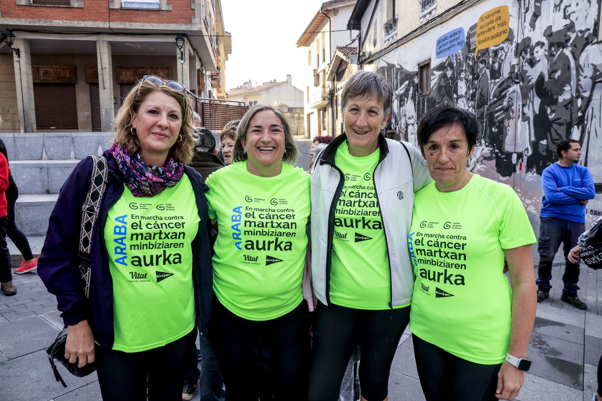 Agurain se apunta a la marea verde contra el cáncer