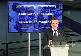 El consejero de Industria del Gobierno vasco, Mikel Jauregi, ha activado este lunes la mesa sectorial de la fabricación avanzada.