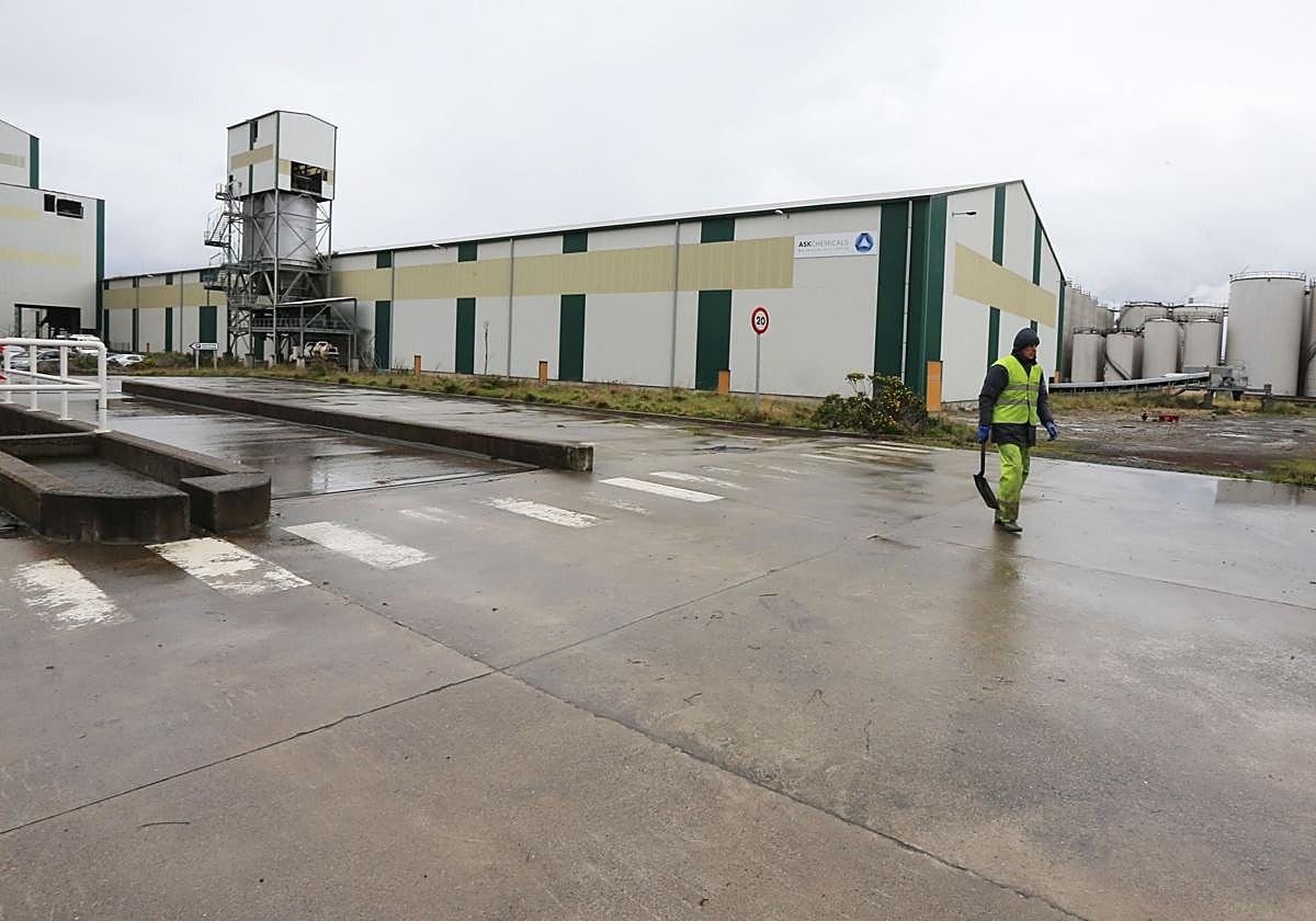 Imagen de archivo de las instalaciones de Ask Chemical en el Puerto de Bilbao.