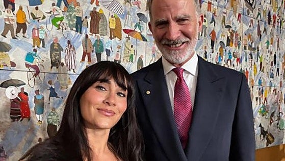 Aitana: «Sí, lo admito, le he pedido un selfie al Rey»