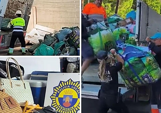 Así se destruyen 48.000 artículos del 'top manta': directos al vertedero y bajo escolta policial