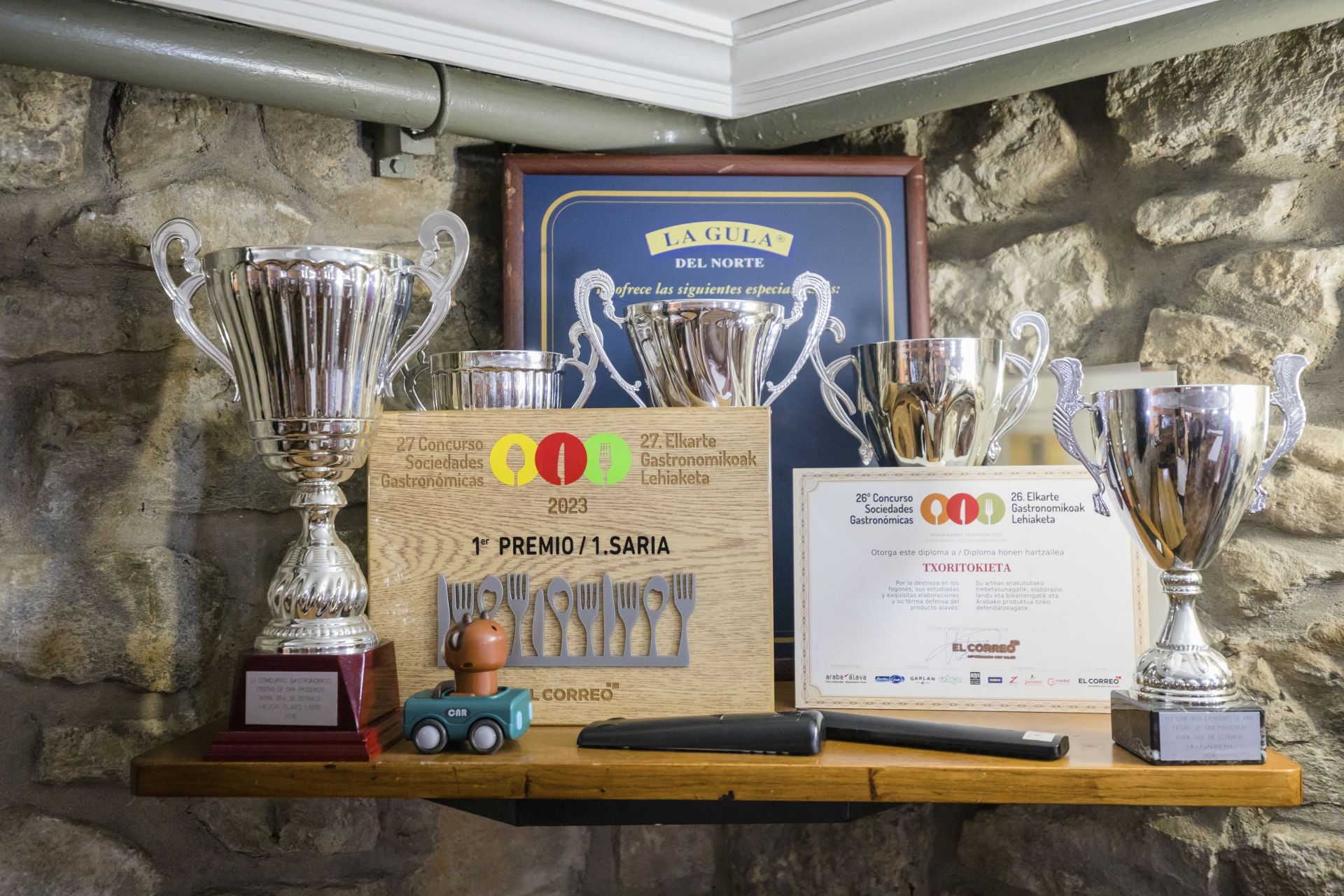 Así fue la cena en Txoritokieta