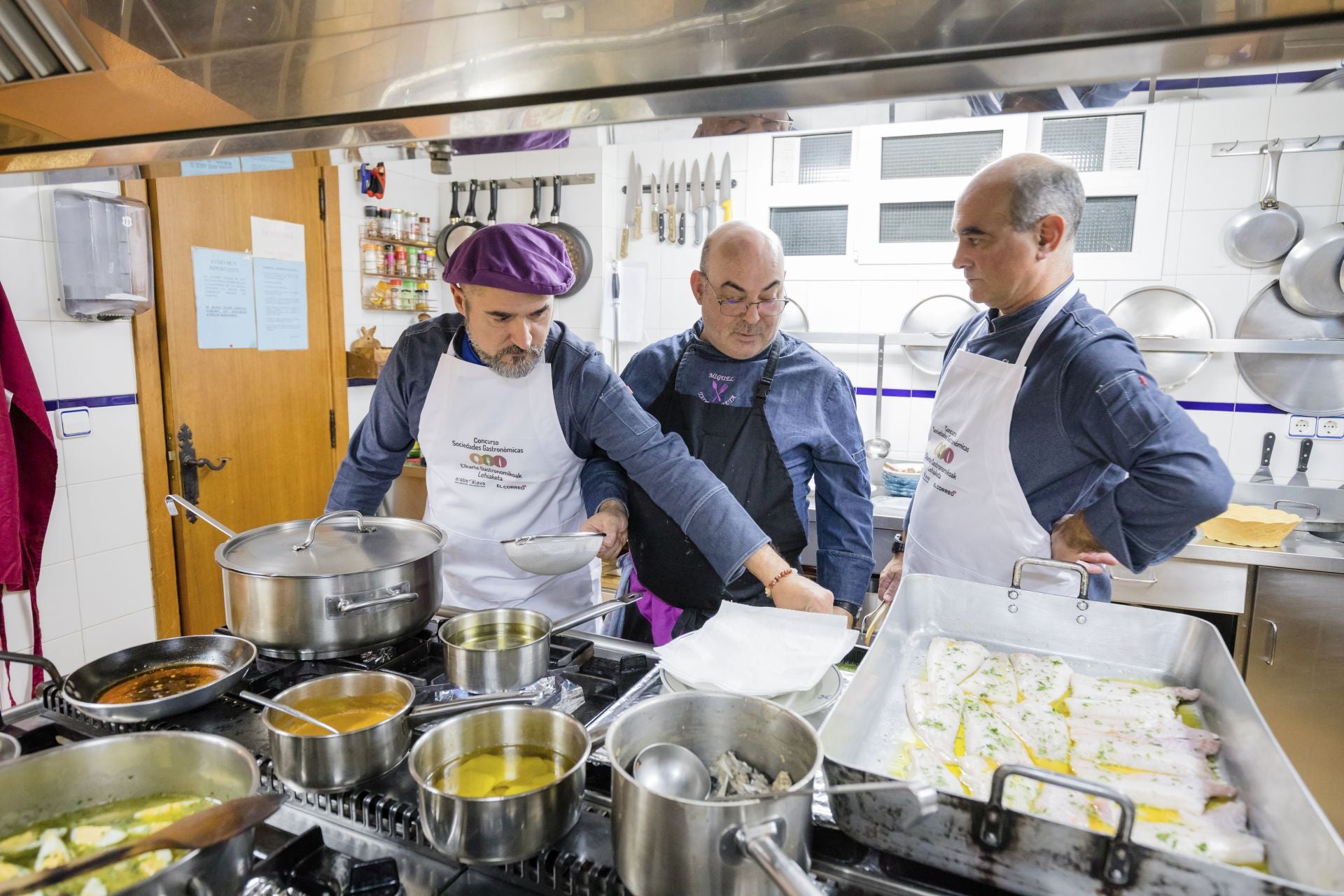 Así fue la cena en Txoritokieta