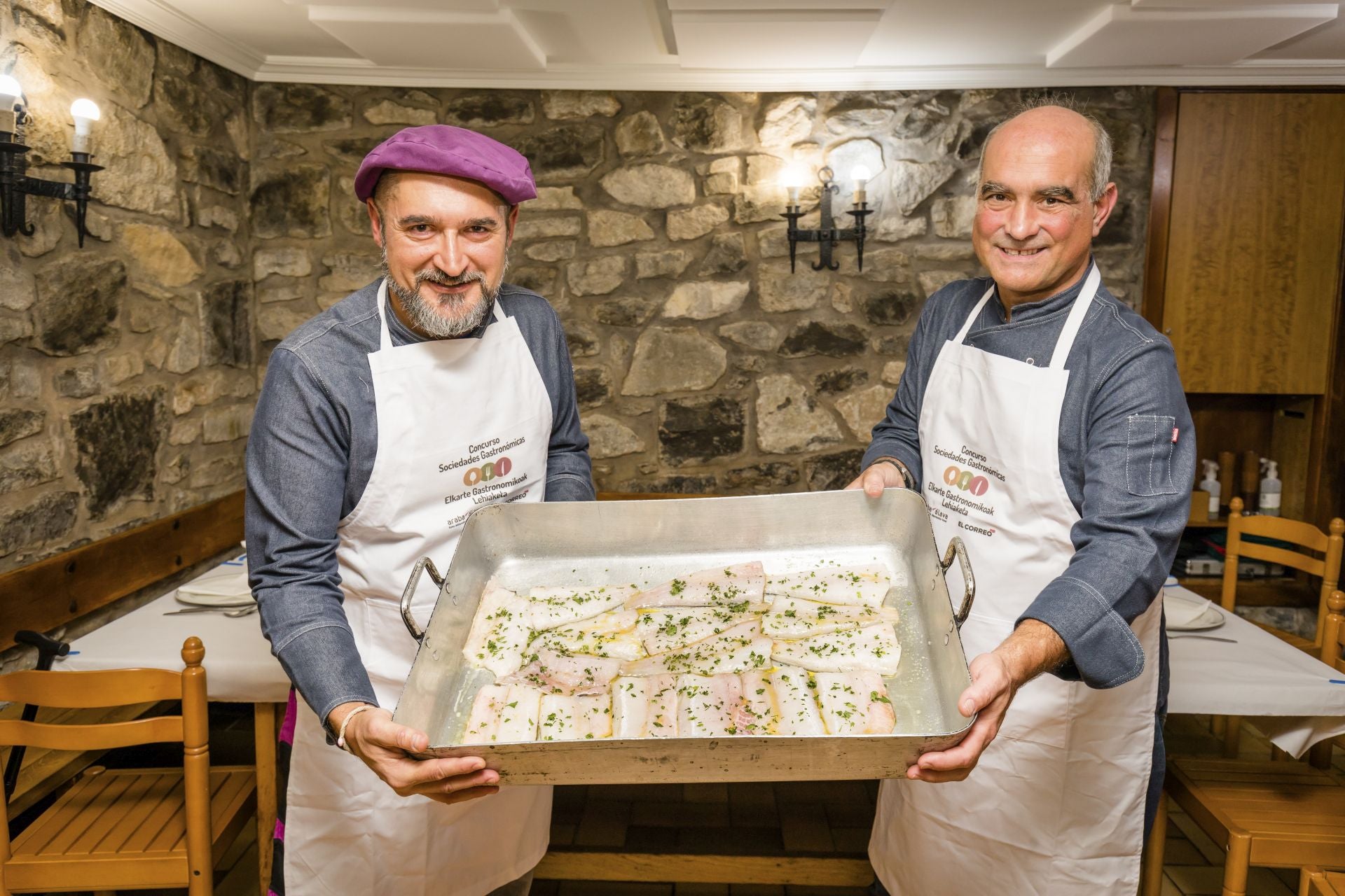 Así fue la cena en Txoritokieta