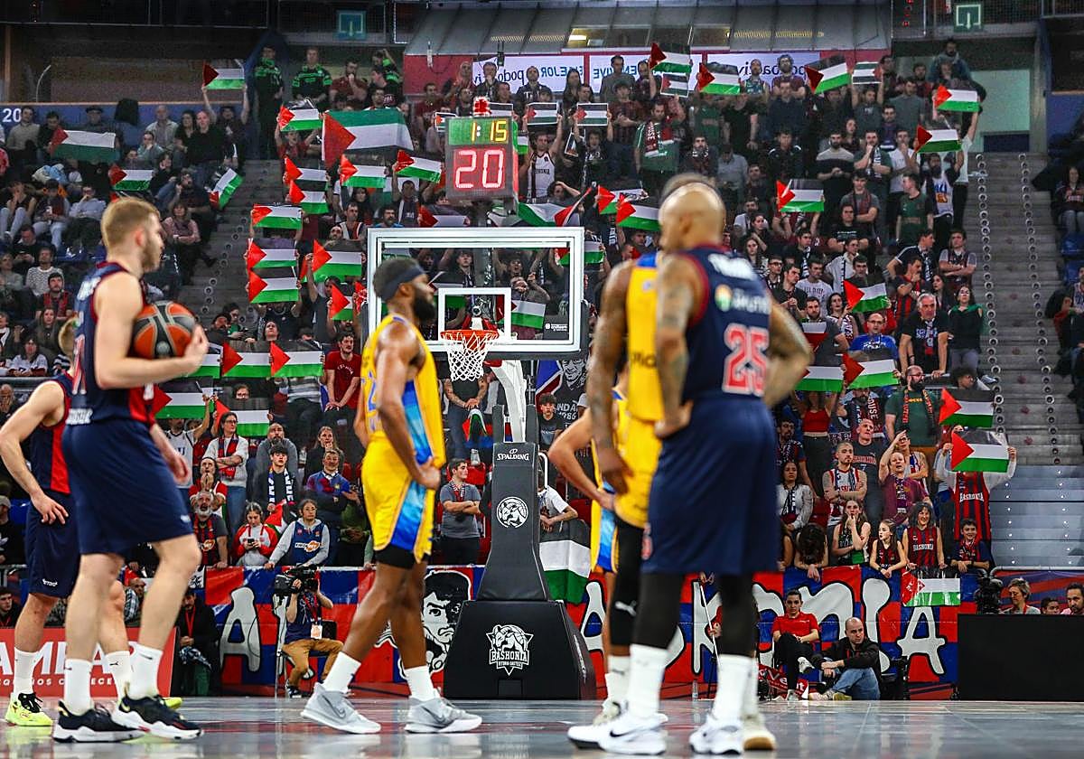 Las visitas del Maccabi en los últimos años han estado marcados por protestas en favor de Palestina