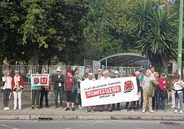 «El subfluvial pone en riesgo el instituto de Artaza y le deja sin parte del patio»