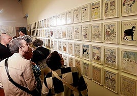 Saul Steinberg, el dibujante que reinventó en humor en 'The New Yorker', en Bizkaia Aretoa