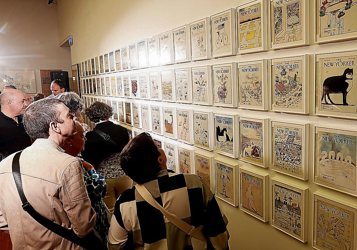 Saul Steinberg, el dibujante que reinventó en humor en 'The New Yorker', en Bizkaia Aretoa