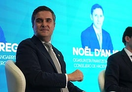 El consejero de Industria, Mikel Jauregi, este miércoles durante la presentación del Plan de Inversiones
