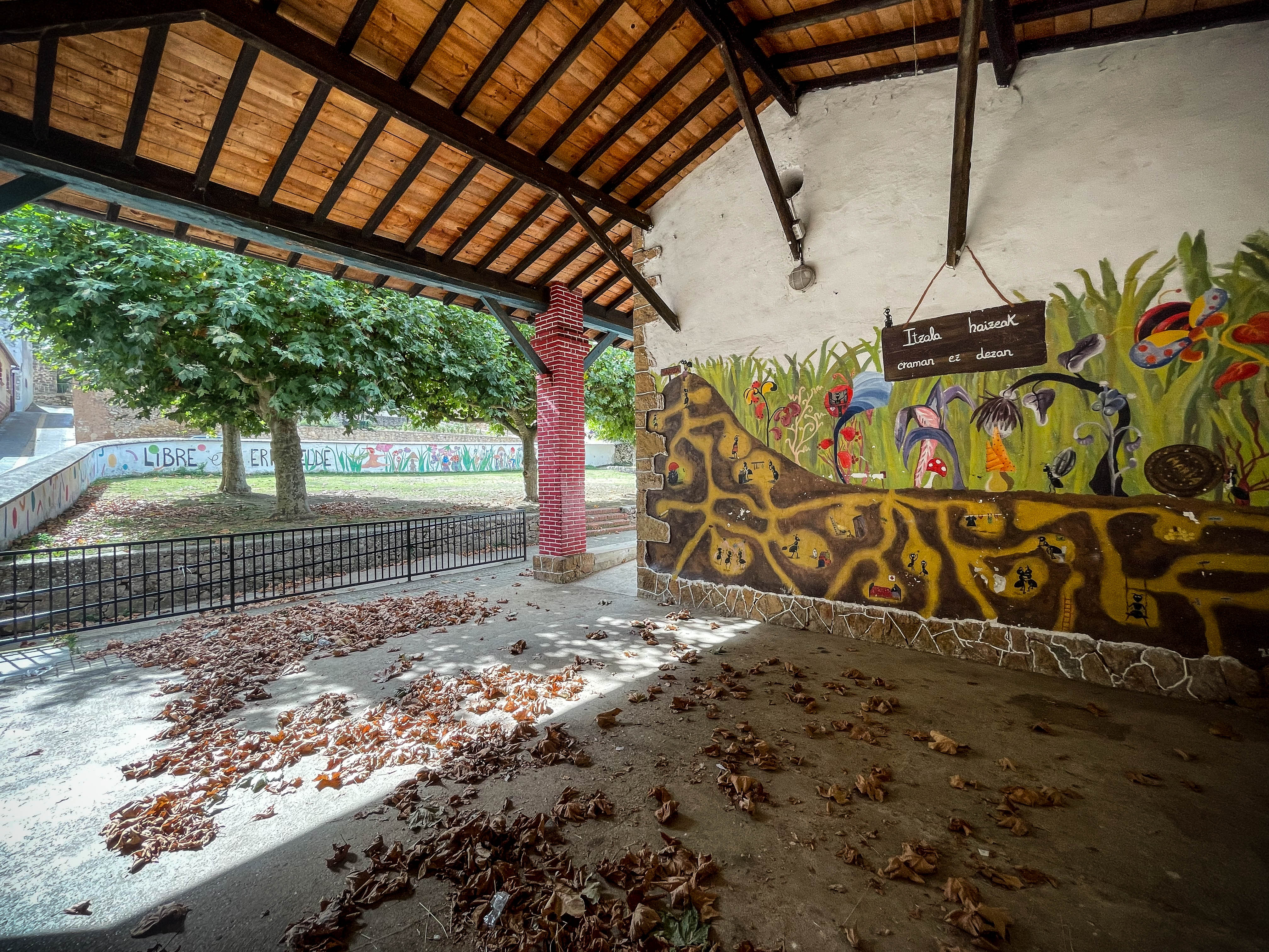 Instalaciones en las que se celebra el campamento de Bernedo.