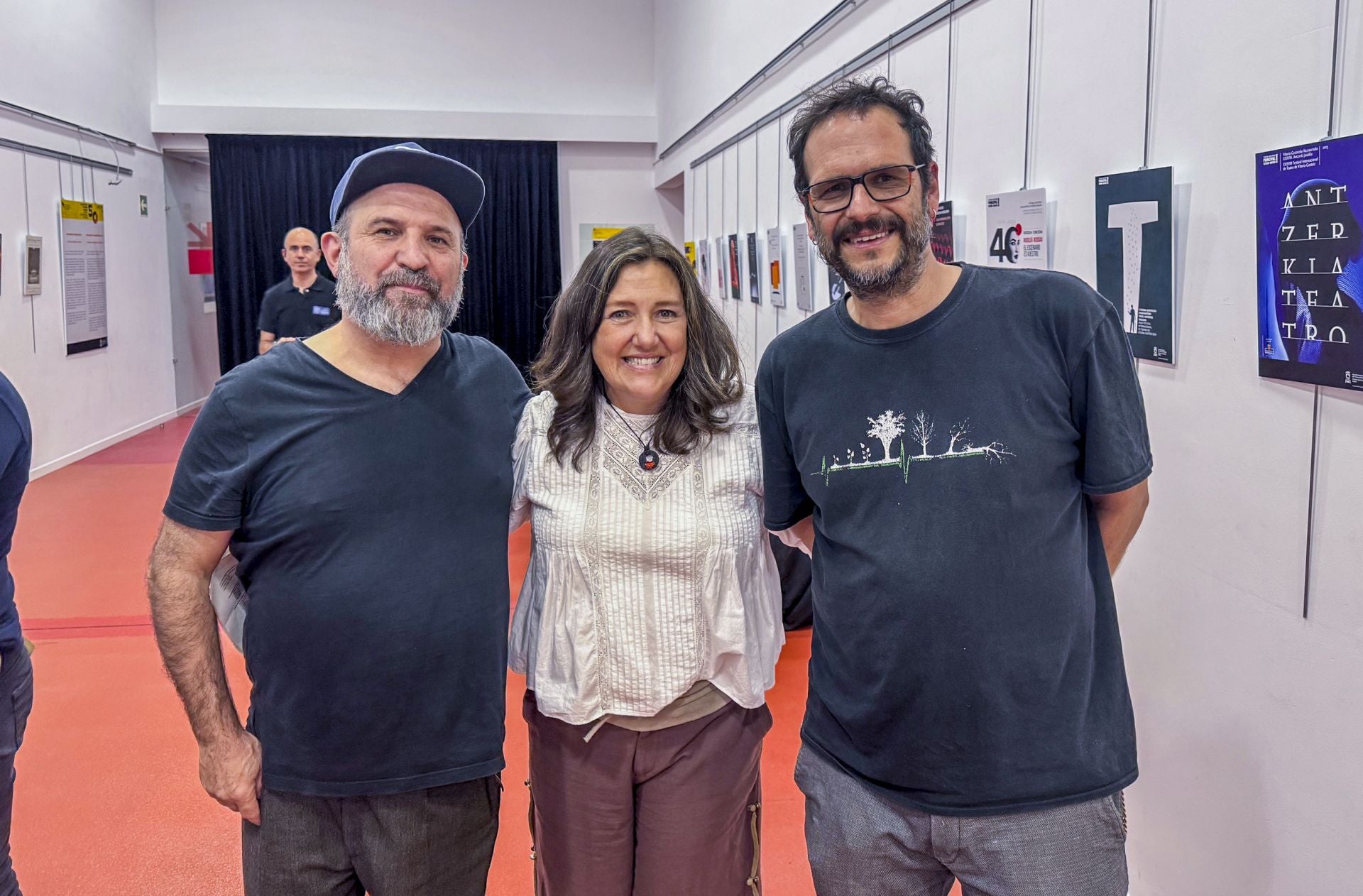 David Aztarain, Marta Monfort y Eduardo Bonito.