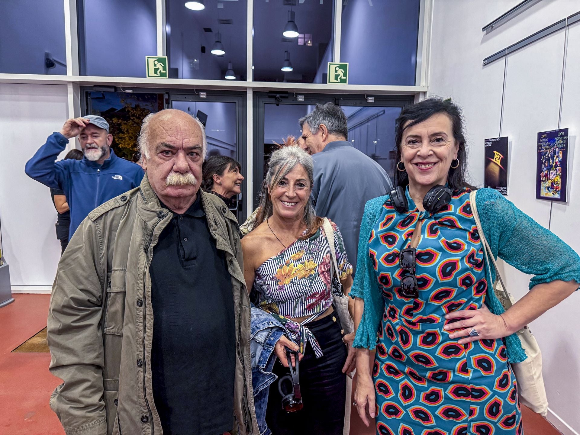 Rafael Martín, Mary Zurbano y Carmen San Esteban.