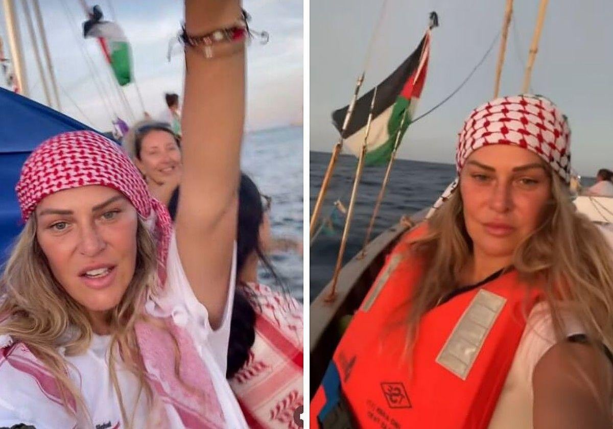 Quién es 'Barbie Gaza', la influencer española que se ha convertido en uno de los rostros más seguidos de la flotilla