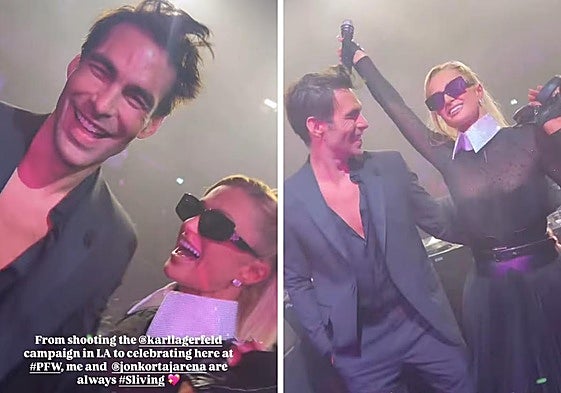 El momentazo en el que el bilbaíno Jon Kortajarena y Paris Hilton hacen gala de su gran amistad