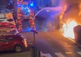 Imagen del último incendio que se produjo a finales de septiembre.