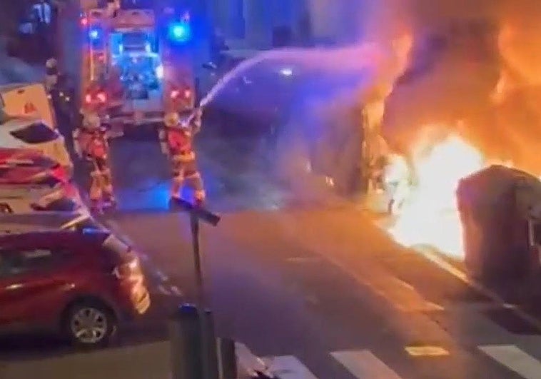 Imagen del último incendio que se produjo a finales de septiembre.