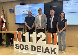 La prueba se ha llevado a cabo desde el Centro de Coordinación de Emergencias de Euskadi, SOS Deiak.