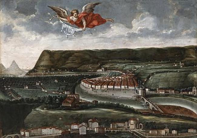 'Vista de Bilbao' (1700). Anónimo.