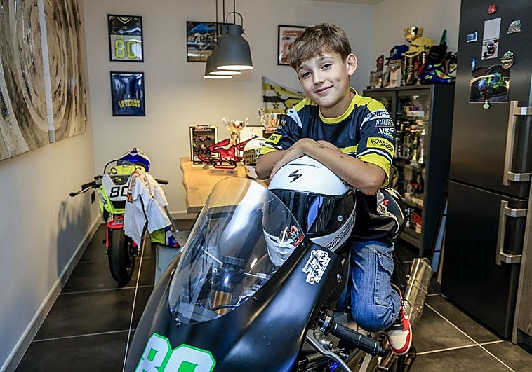 Marcos Vinagre sueña con llegar a MotoGP.