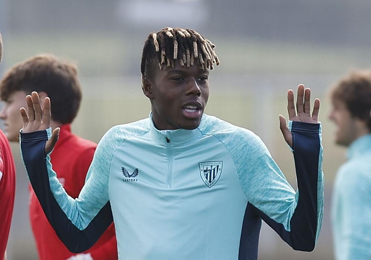 Nico Williams regresa un mes después y estará disponible ante el Mallorca