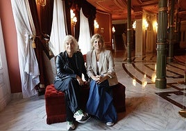 Anabel Alonso y Heidi Steinhardt presentan la obra 'La mujer rota'.