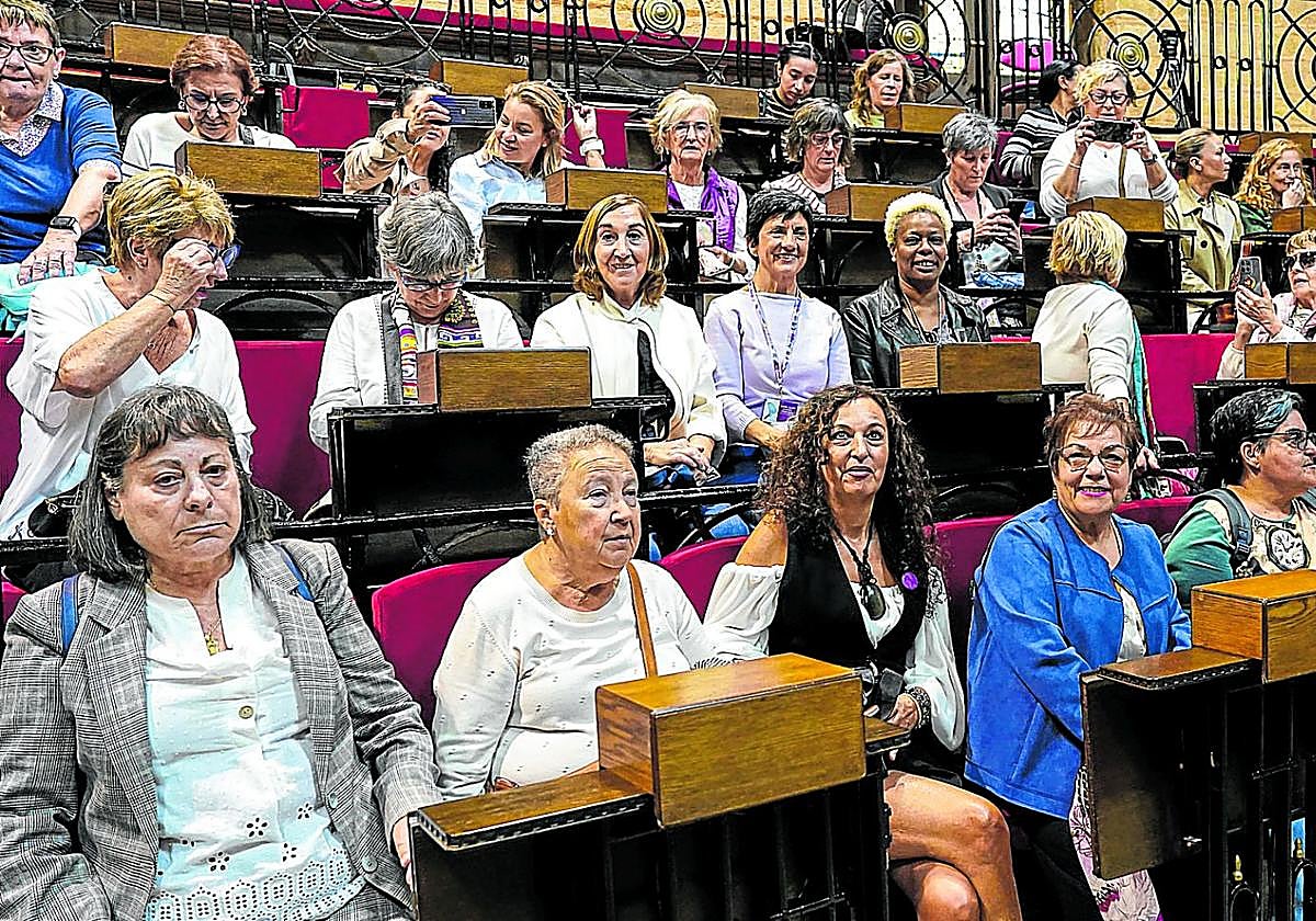 Las integrantes del Consejo se reunieron ayer en la Casa de Juntas de Gernika.