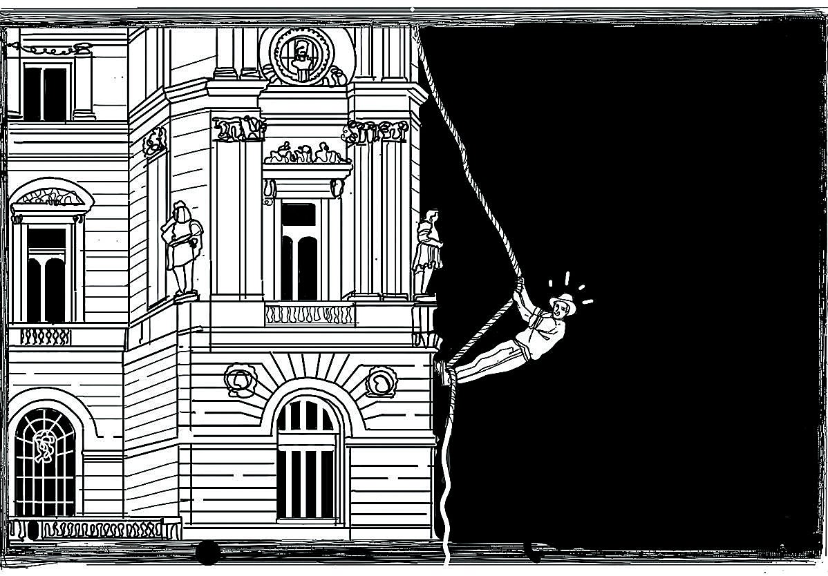 El 'hombre mosca' que escaló el Ayuntamiento de Bilbao