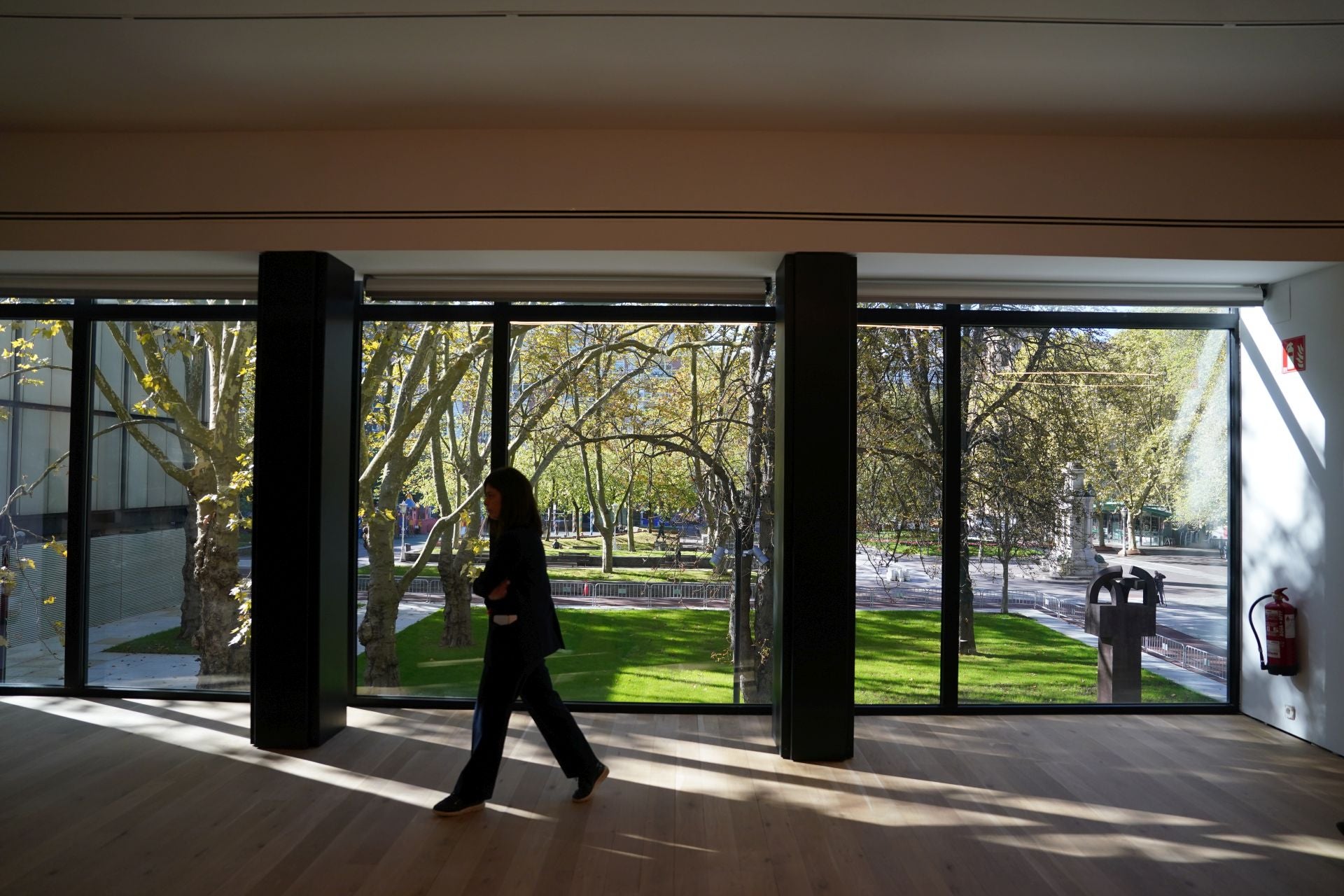 El parque visto desde dentro.