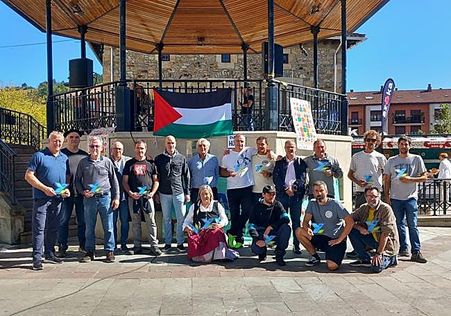 Imagen de los ganadores en el concurso agrícola de esta edición,