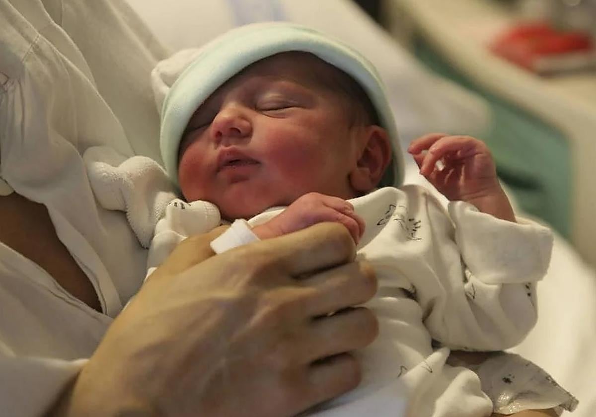 Imagen de archivo de un bebé ajeno a esta información.