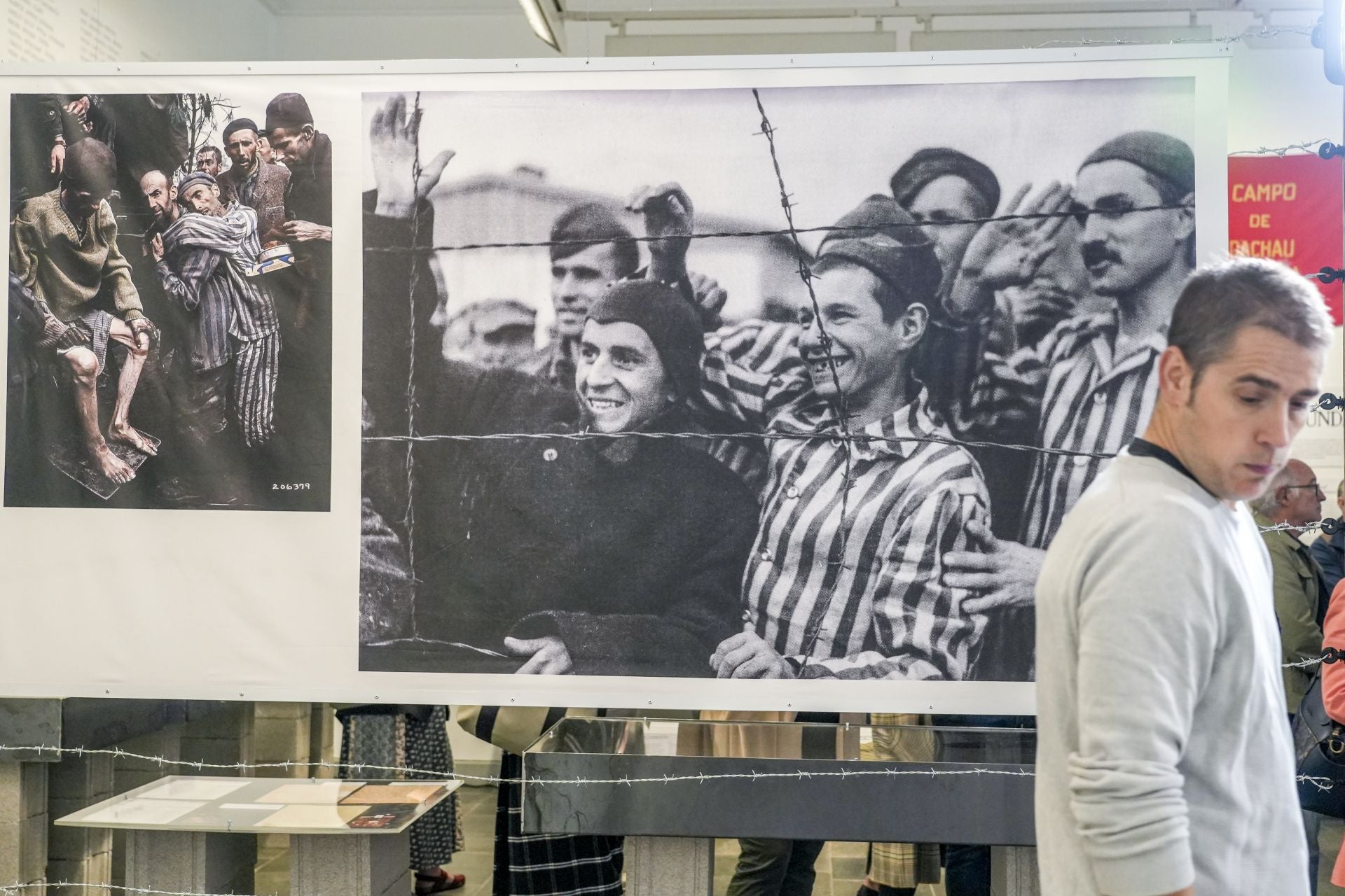 Las imágenes de la muestra de los vascos deportados a campos nazis