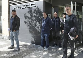 Los jardineros, a la salida del Preco.