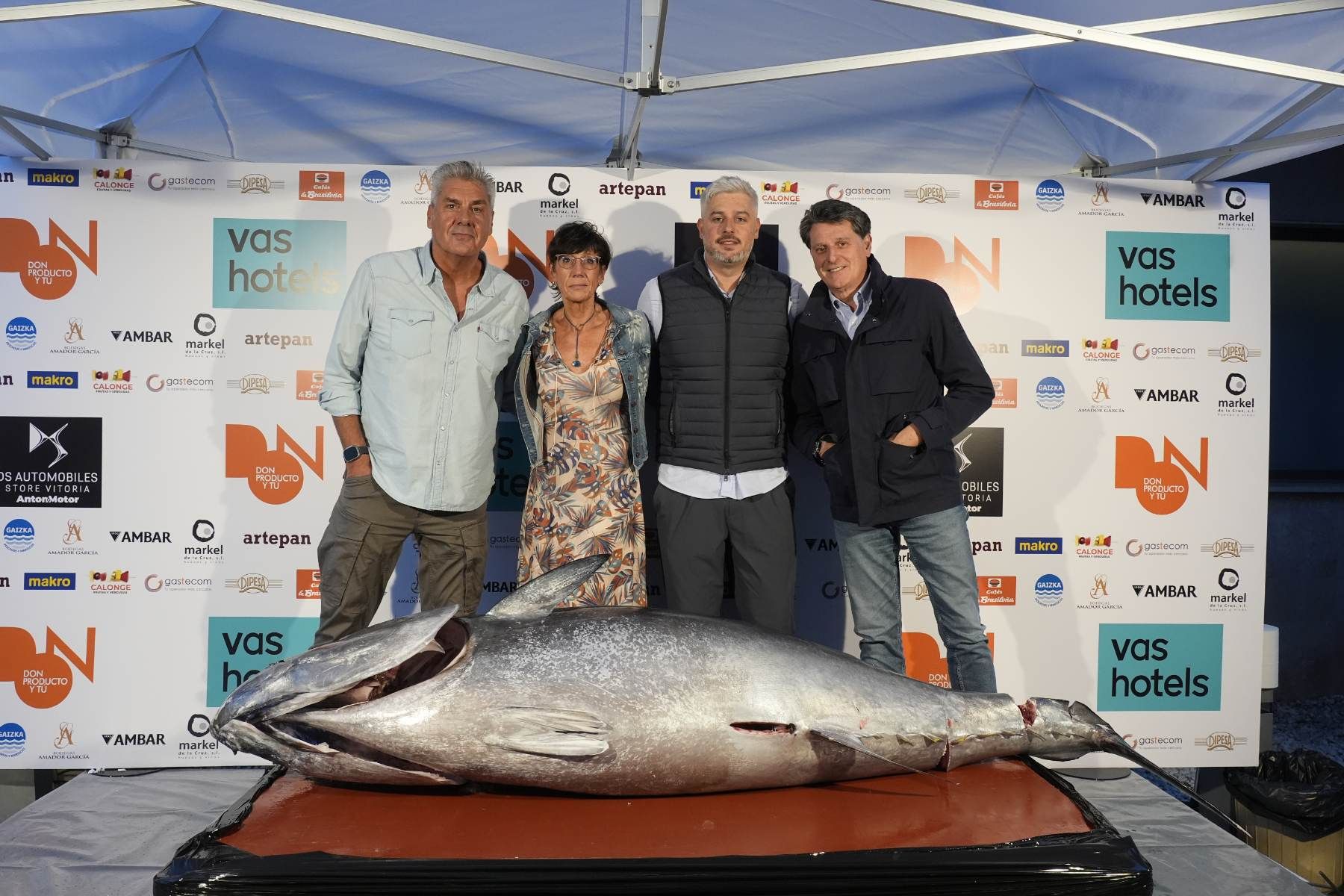 Antonio Bonet, Yolanda Calonge, Jon Palomo y José Antonio Palomo.
