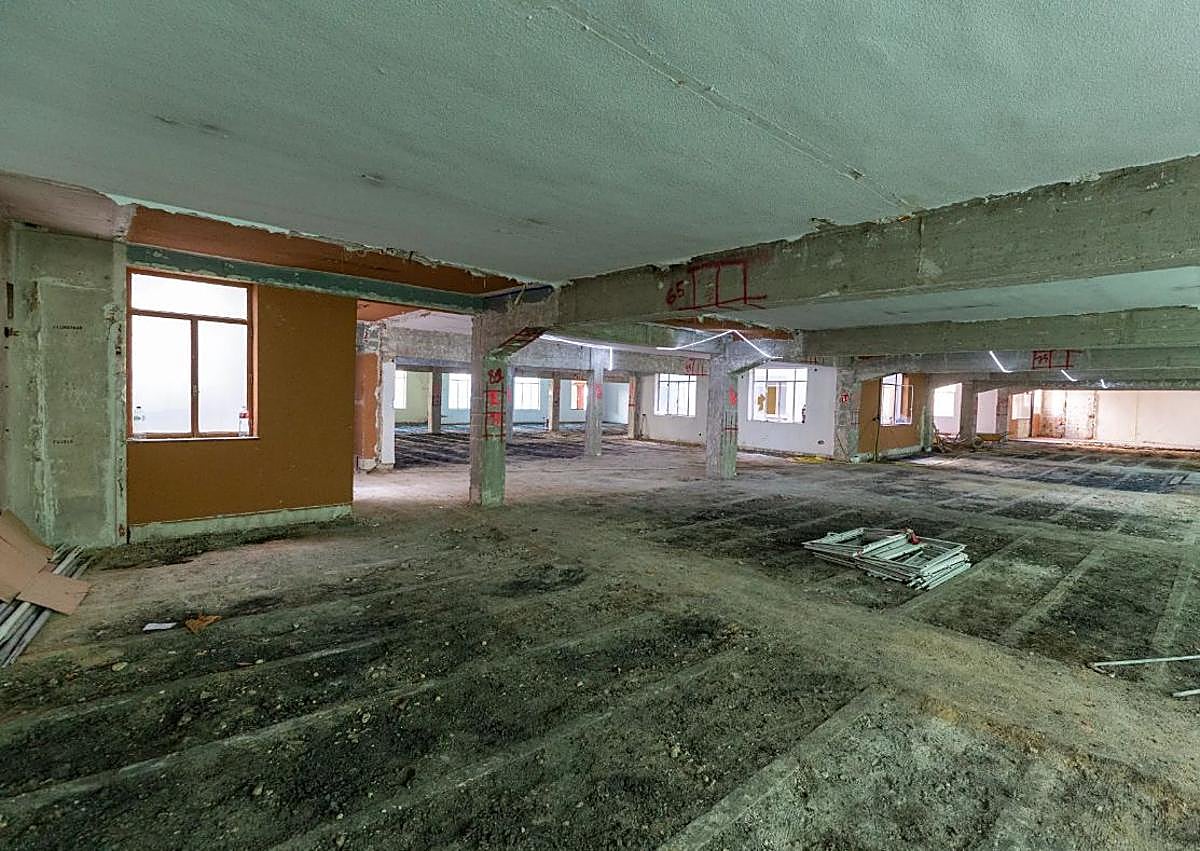 Imagen secundaria 1 - Imágenes del proyecto de reforma del edificio sinientrado.