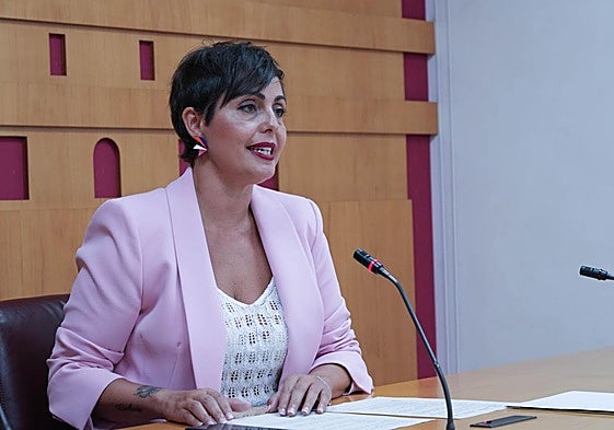 Rocío Vitero, portavoz de EH Bildu en el Ayuntamiento de Vitoria.