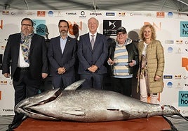 Javier Sáenz, Javier Hurtado, Fernando Salamero, Rafael García Santos y Cristina González.