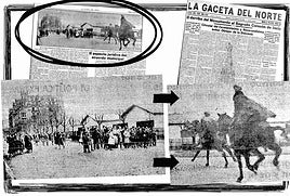 Una falsa carga policial en 'La Gaceta del Norte'