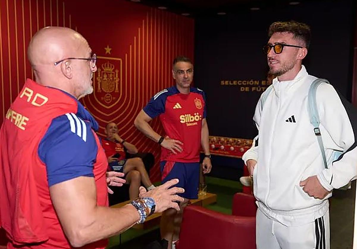 Laporte se une a la moda de las gafas amarillas de Marcos Llorente