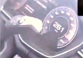 Imagen del vídeo grabado por el joven investigado.