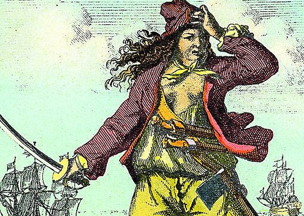 Imagen secundaria 1 - 1. Brújula realizada por Jonathan Eade, hacia 1750. 2. Retrato de Mary Read (1685-1721). 3. Copa de coco, cáscara de coco y plata, hacia 1722, que conmemora la derrota de Bartholomew Roberts. 