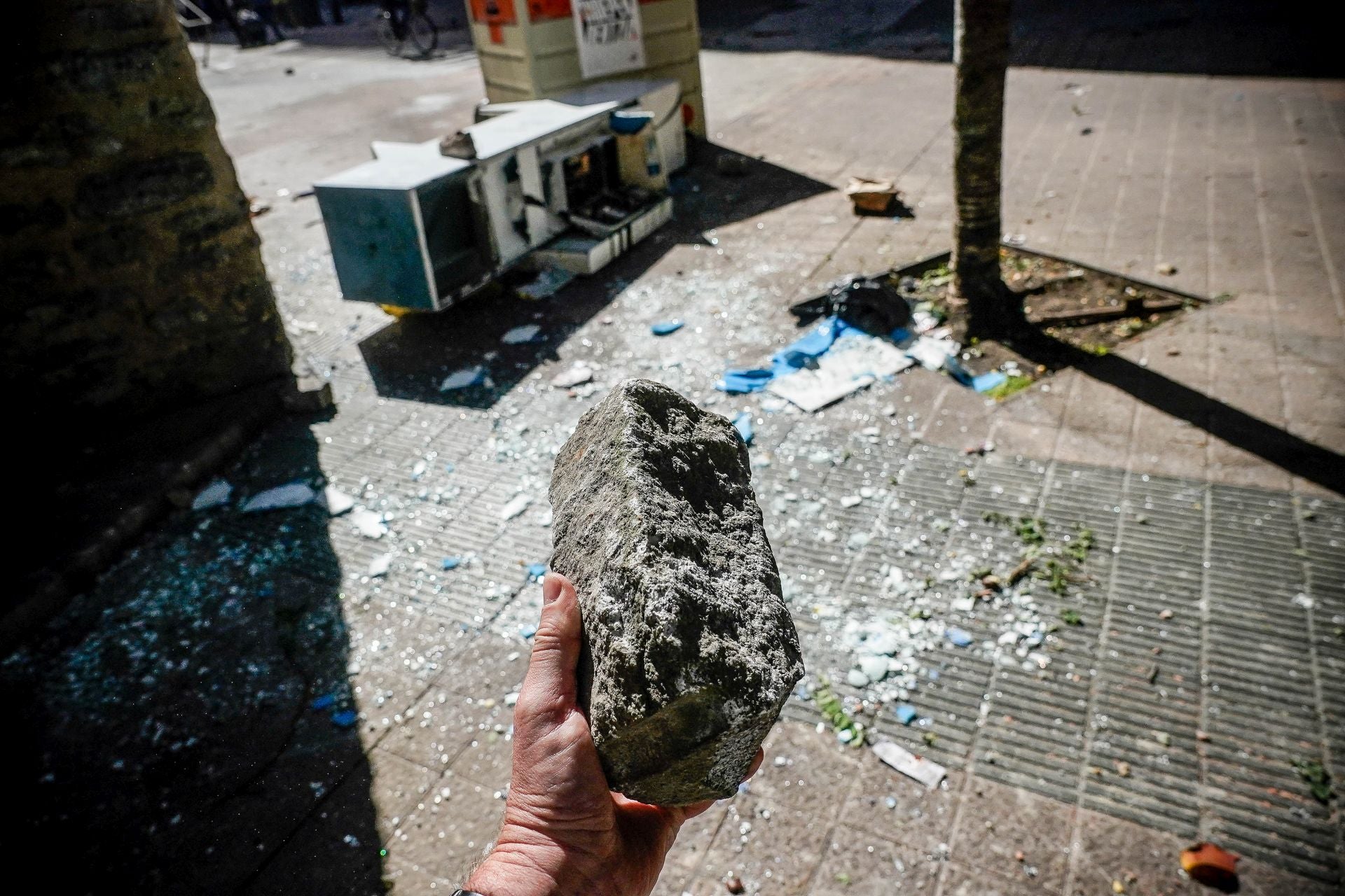 Batalla campal en Vitoria por la presencia de La Falange