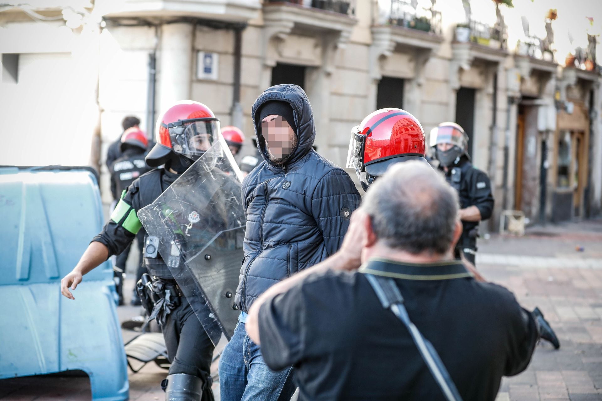 Batalla campal en Vitoria por la presencia de La Falange
