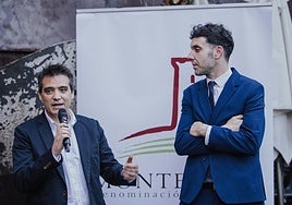 Jorge Navarro presenta a Gonzalo Losada (D.O. Monterrei).