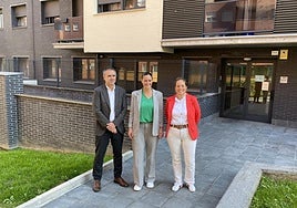 Los pisos están distribuídos en cuatro portales del barrio San Fausto.