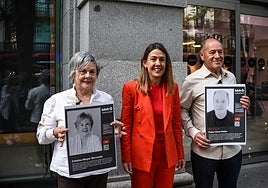 Cristina Mayor Bernaola, Nora Sarasola y Pedro Llona.