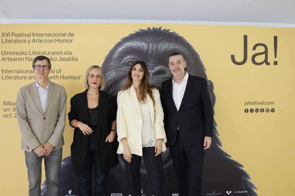 César Coca, Miren Arzalluz, Carolina Ontivero y Miguel Zugaza.